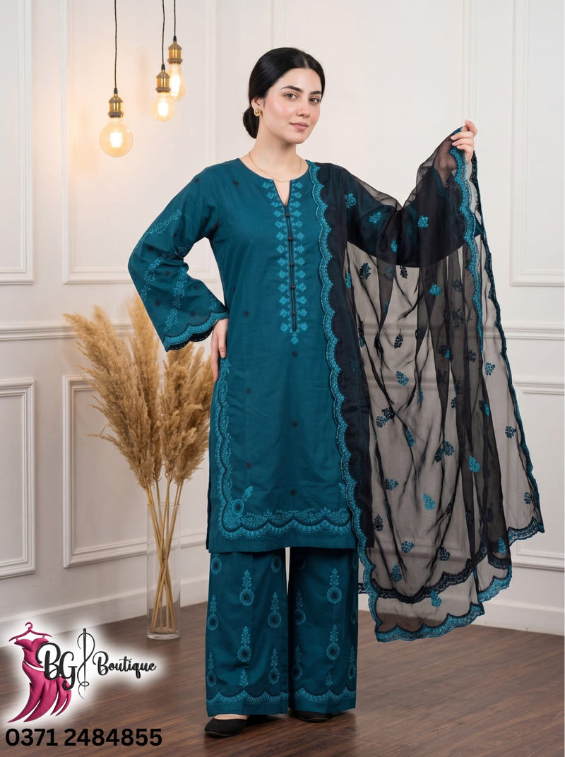 Unstitched 3 Piece Suit